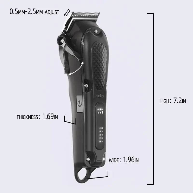 Hair Clippers for Men Professional - Cordless&Corded Barber Clippers for Hair Cutting & Grooming Rechargeable Beard Trimmer