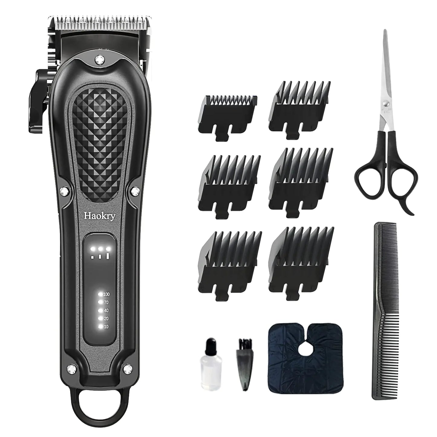 Hair Clippers for Men Professional - Cordless&Corded Barber Clippers for Hair Cutting & Grooming Rechargeable Beard Trimmer