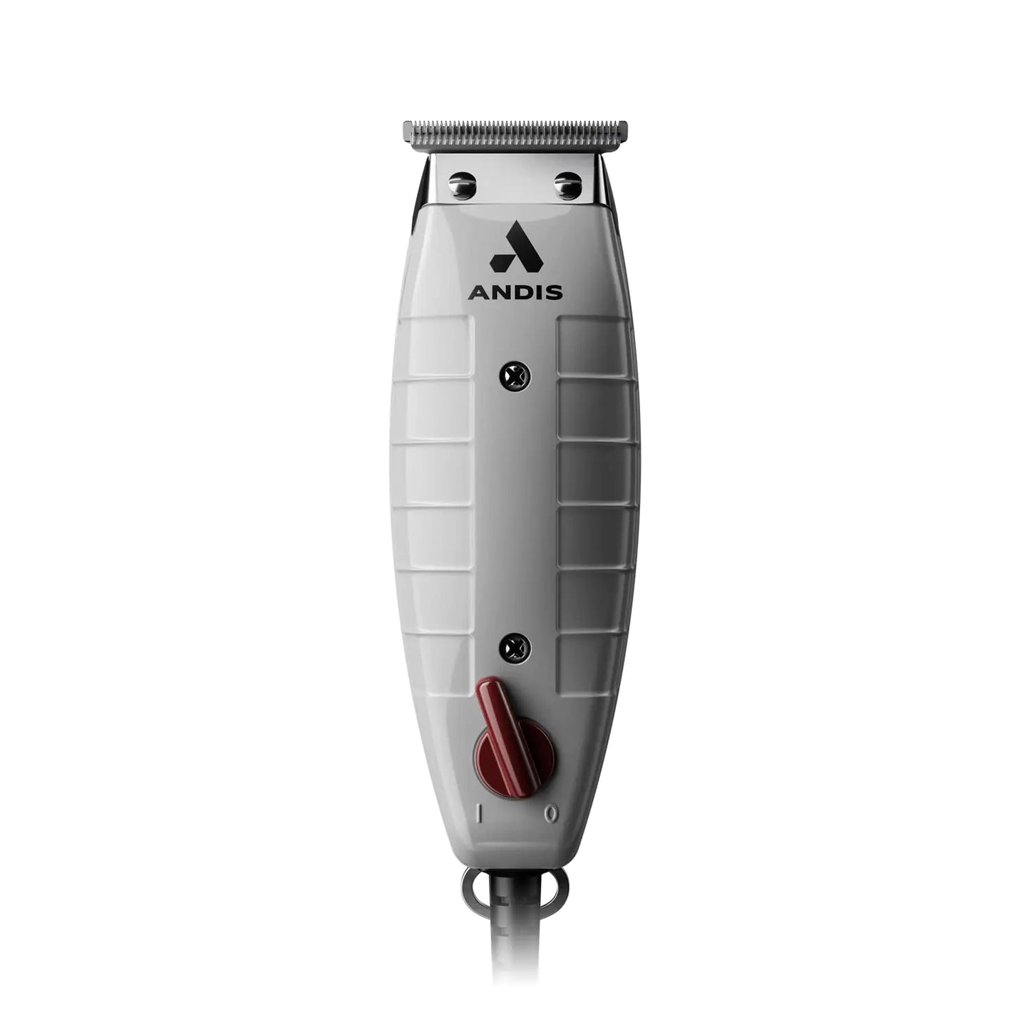 Andis 04780 Professional T-Outliner Beard & Hair Trimmer for Men with Carbon Steel T-Blade, Bump Free Technology – Corded Electric Beard Trimmer, GTO, Grey New T-Outliner